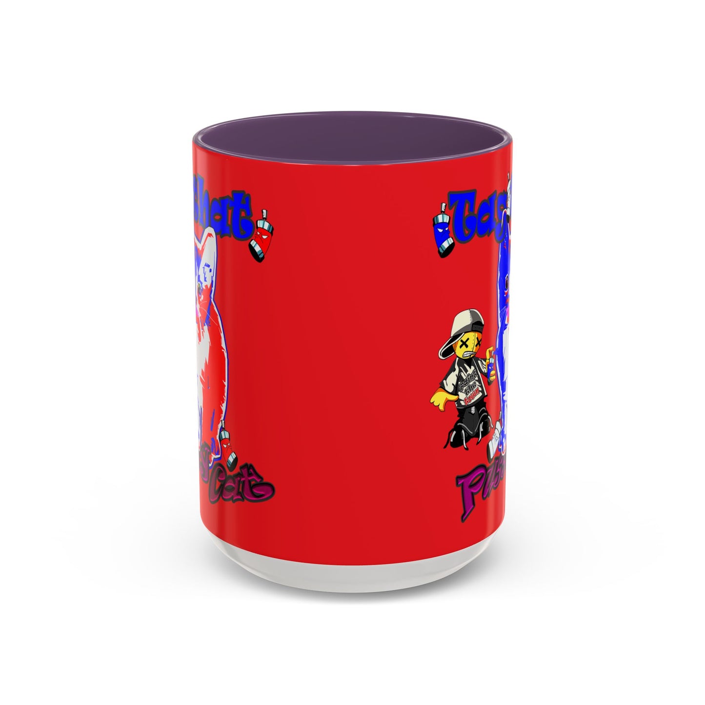 tag that - Accent Mug (red)