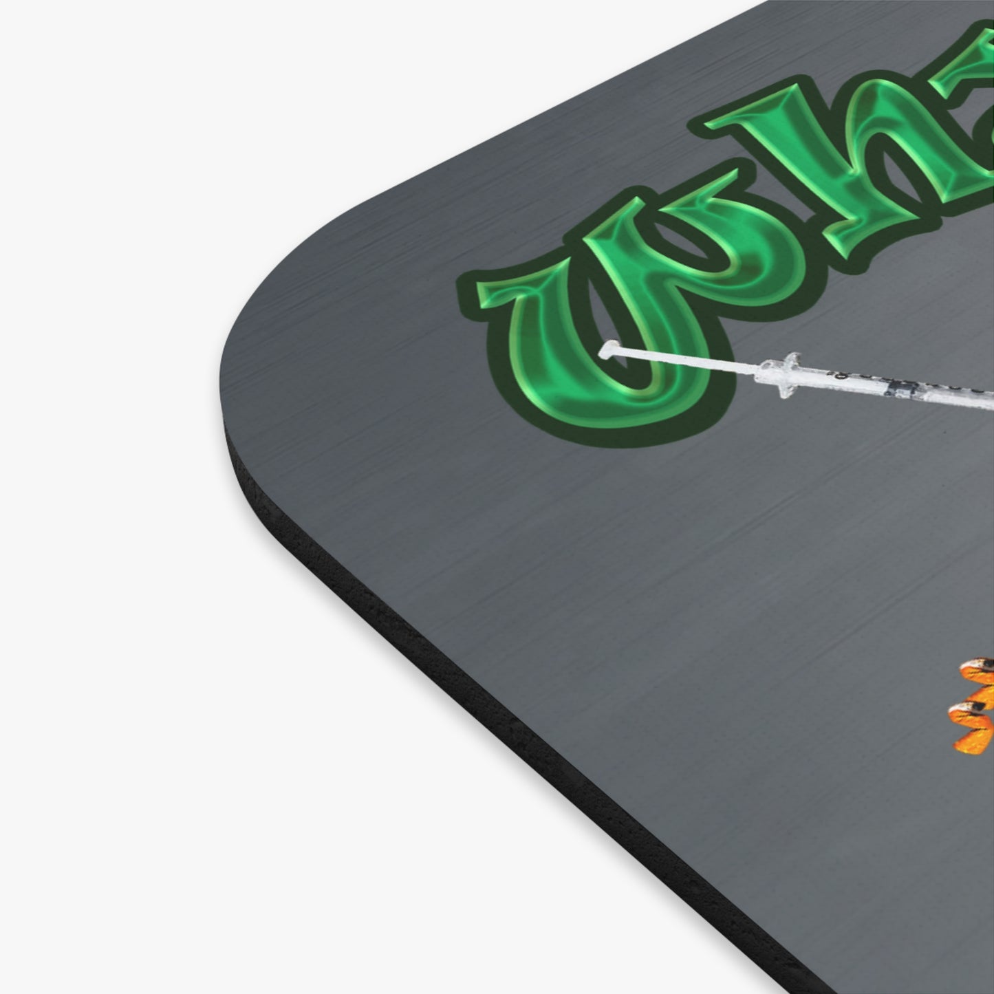 the bum's shit - Mouse Pad (Rectangle) (grey-light grey)