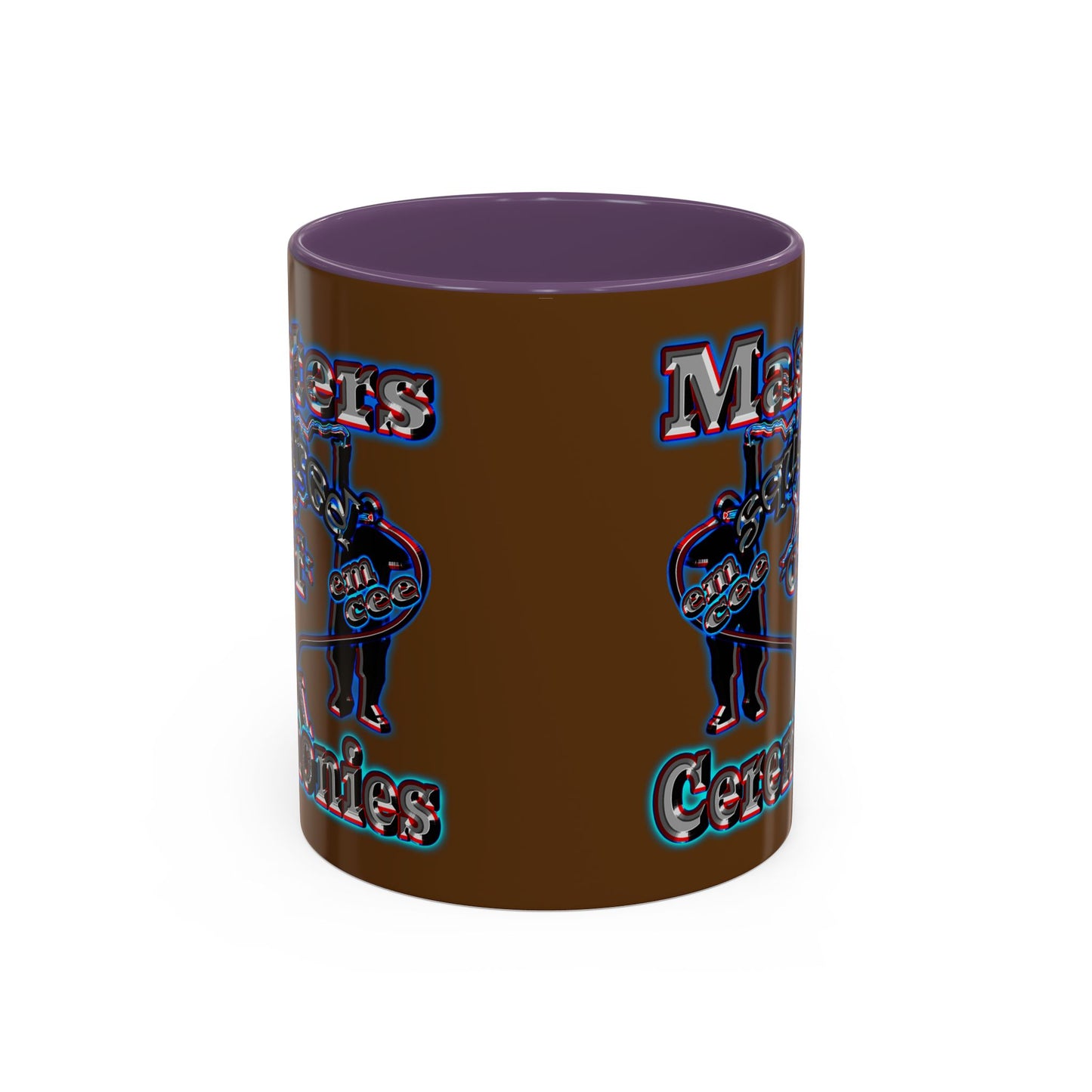 em cee squared - Accent Mug (brown)