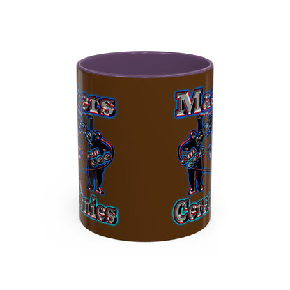 em cee squared - Accent Mug (brown)
