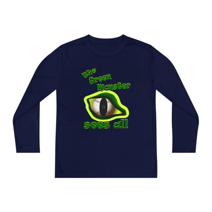 green monster - Youth Long Sleeve Competitor Tee