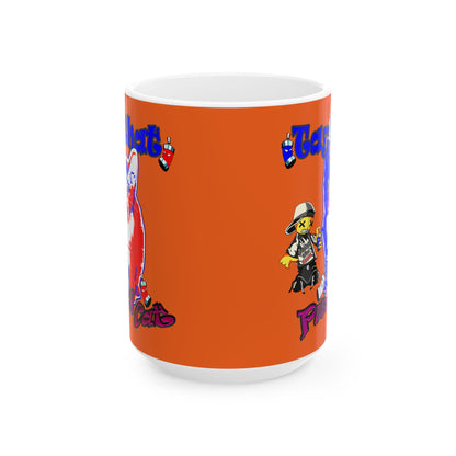 tag that - White Mug (orange)