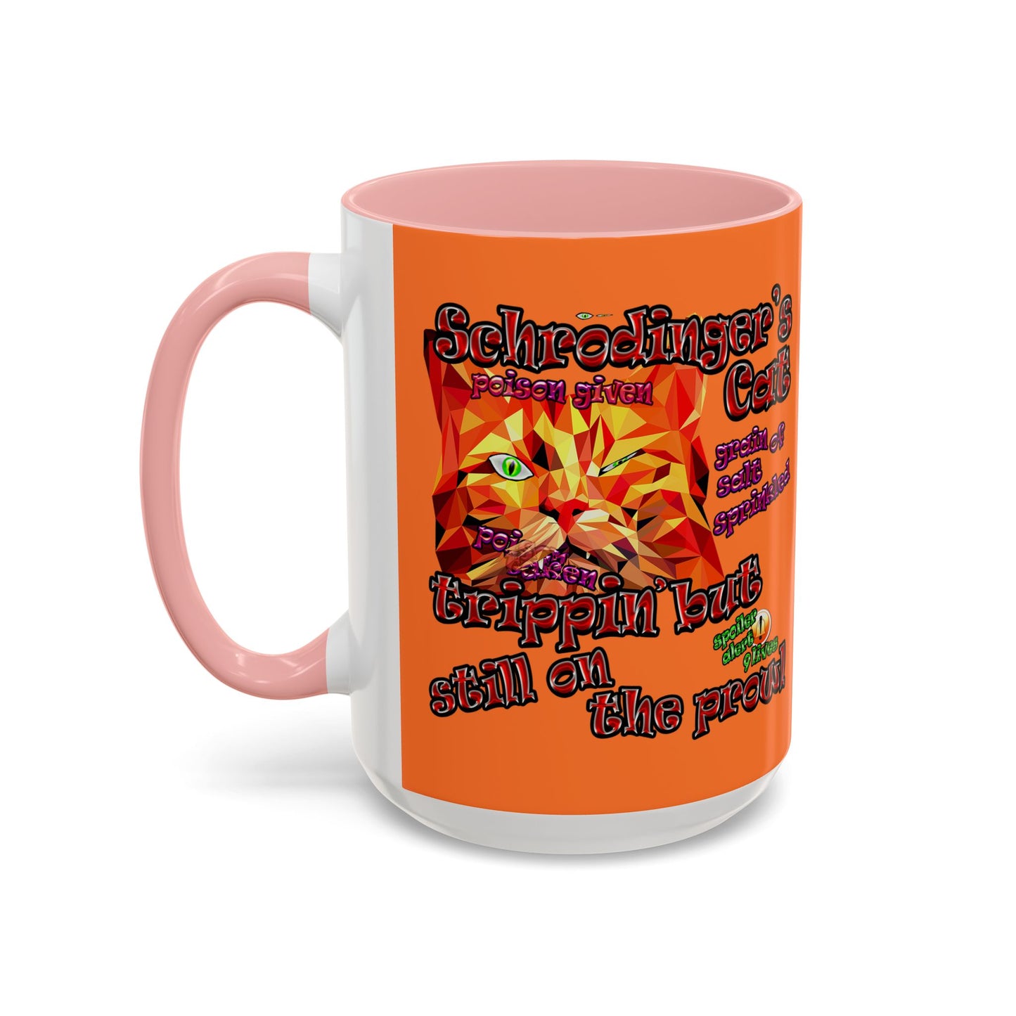 schrodinger's cat - Accent Mug (crusta)