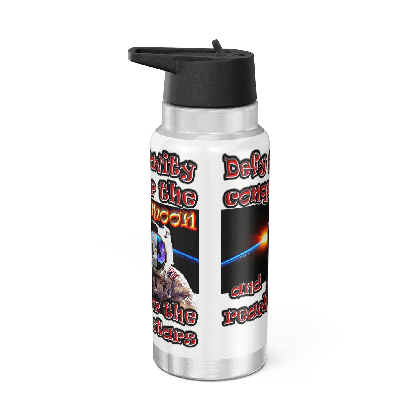 defy conquer reach - Gator Tumbler, 32oz (white)