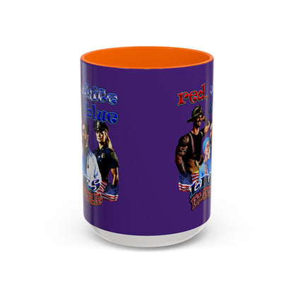 rw&b lives matter - Accent Mug (purple)