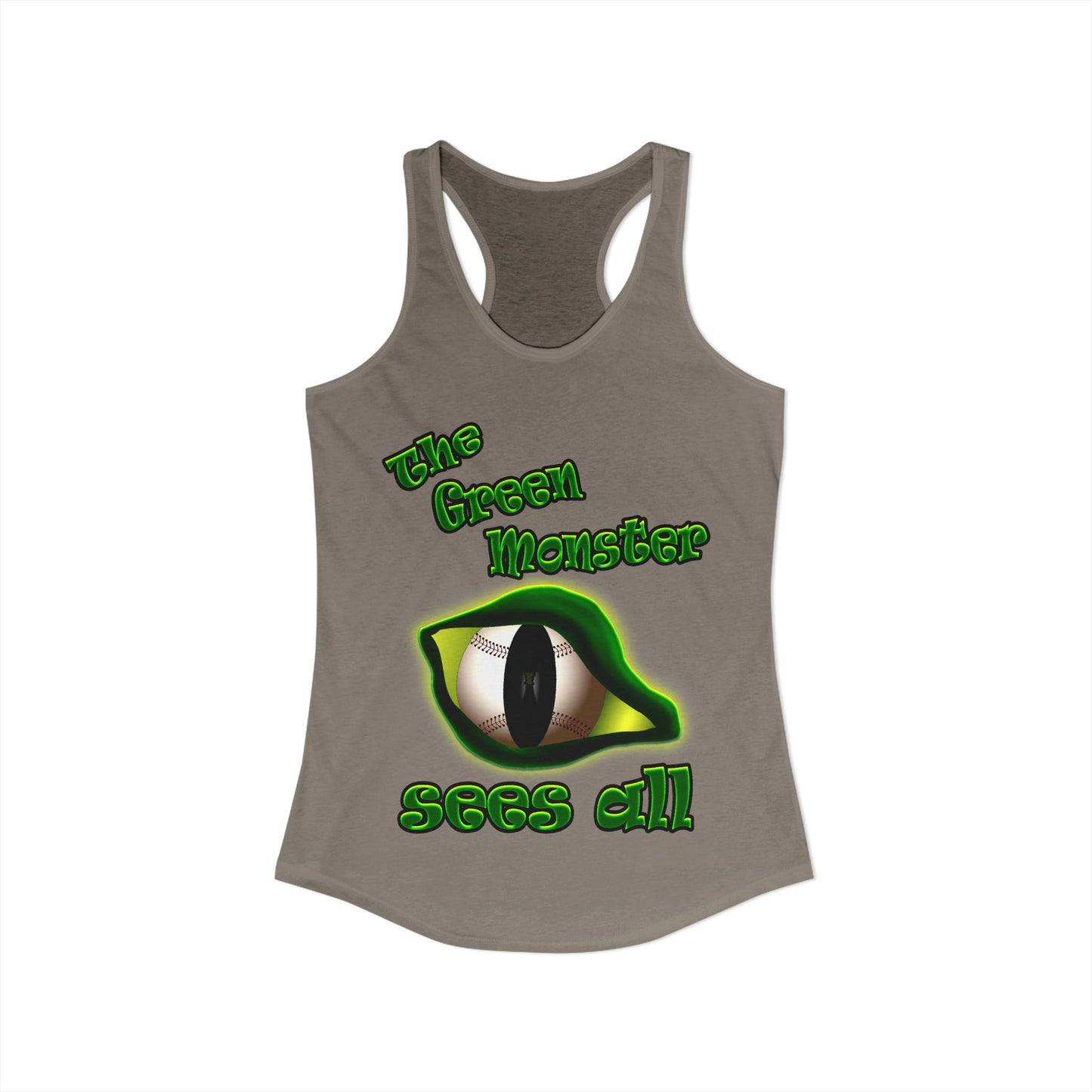 green monster - Women's Ideal Racerback Tank