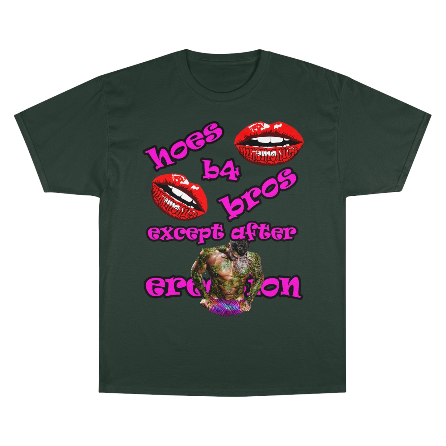 hoes b4 bros - Champion T-Shirt