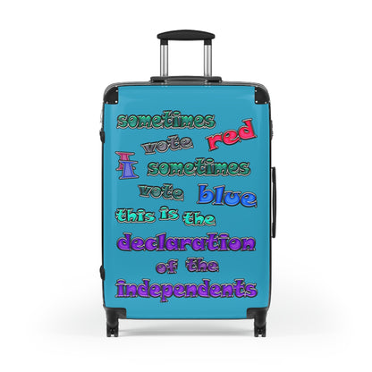 declaration of the independents - Suitcase (turquoise)