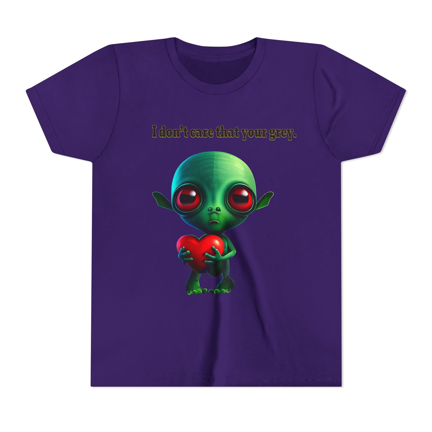 I don't care that your grey - Youth Short Sleeve Tee