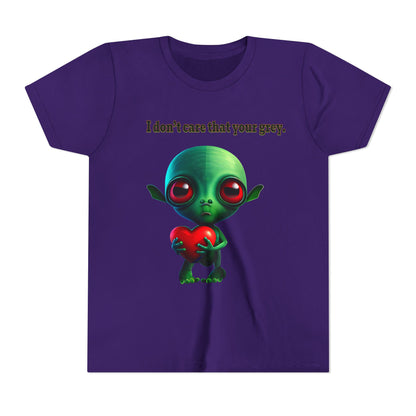 I don't care that your grey - Youth Short Sleeve Tee