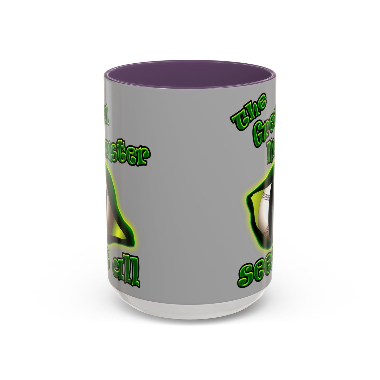 green monster - Accent Mug (light grey)