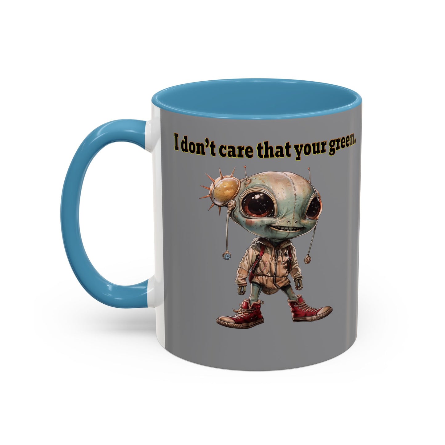 I don't care that your grey - Accent Mug (grey)