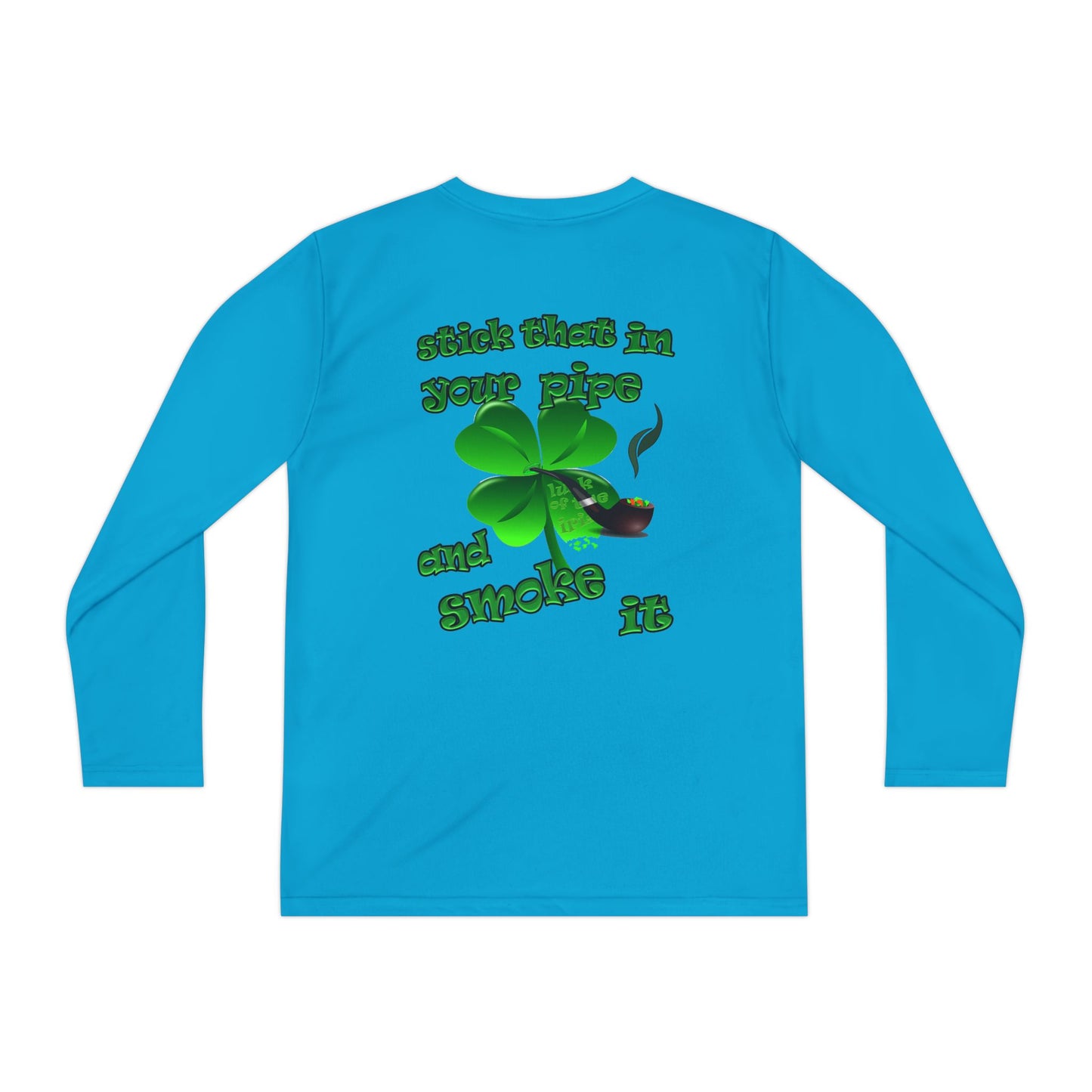 celtics logo - Youth Long Sleeve Competitor Tee