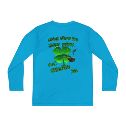 celtics logo - Youth Long Sleeve Competitor Tee