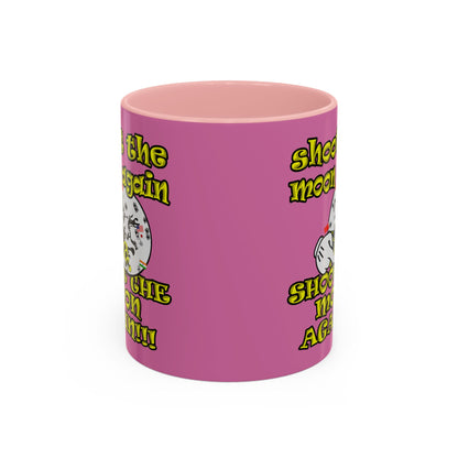 shoot the moon again - Accent Mug (light pink)