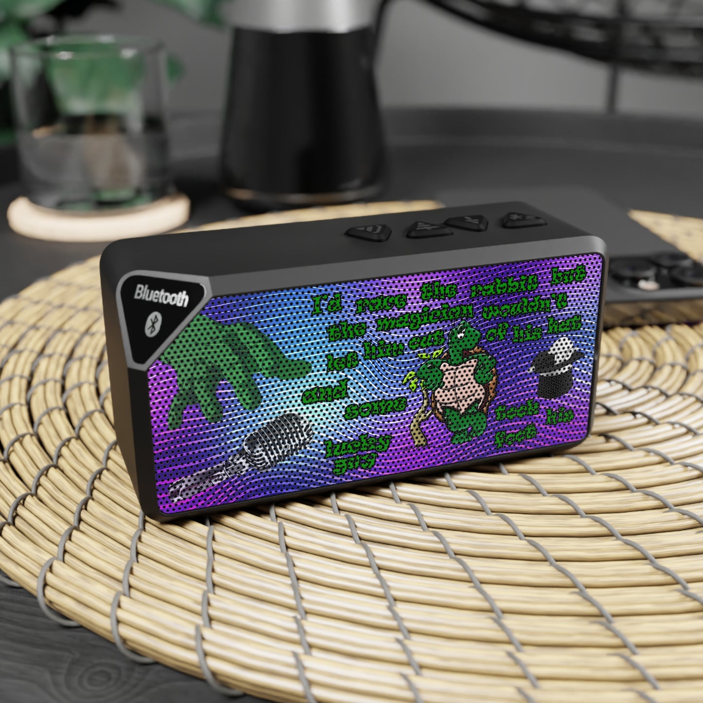 turtle race - Jabba Bluetooth Speaker (purple wave)