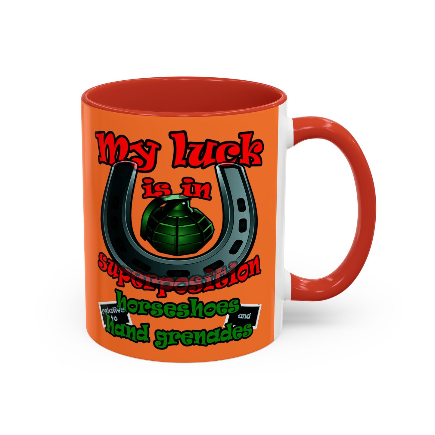my luck - Accent Mug (crusta)