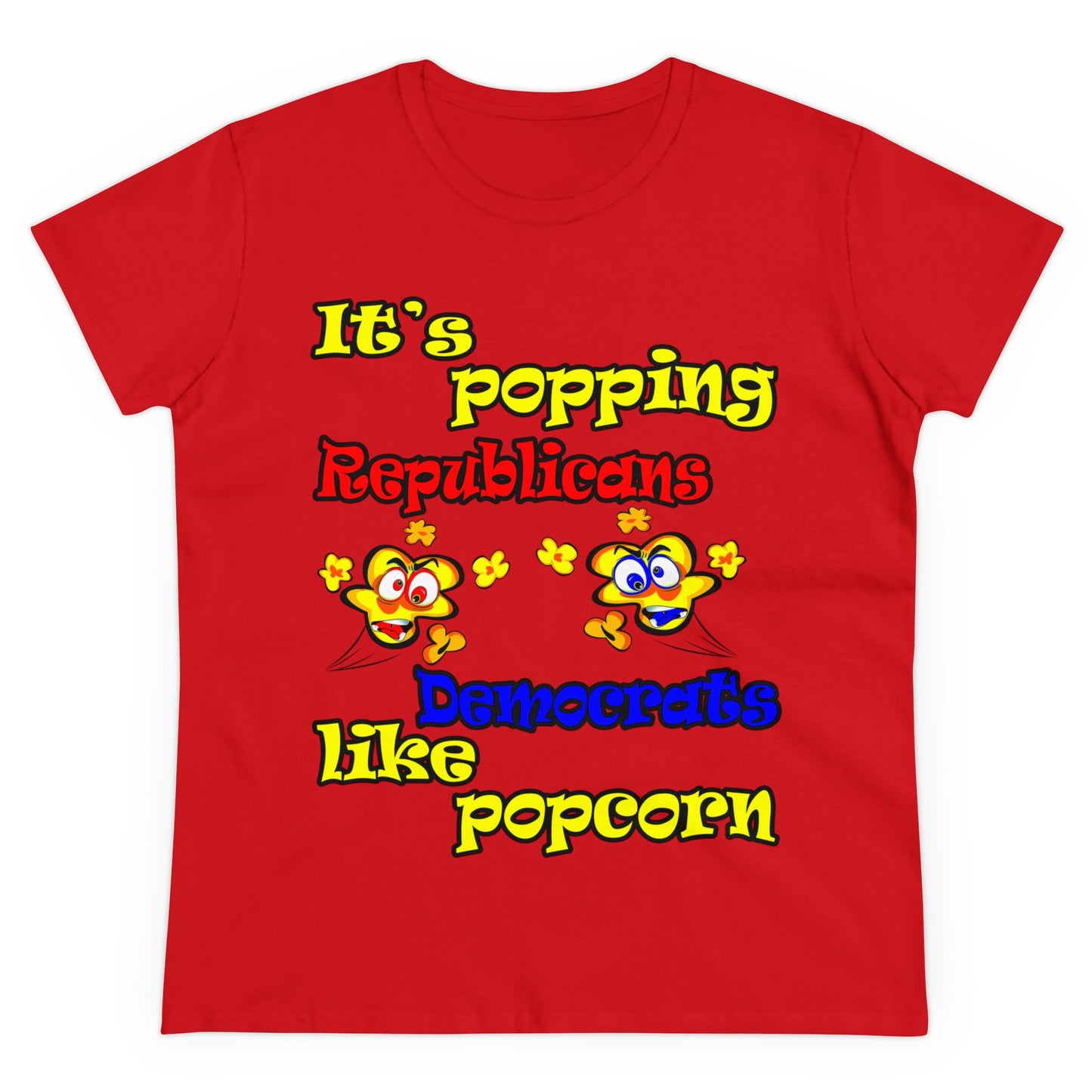 popping like popcorn - Women's Midweight Cotton Tee