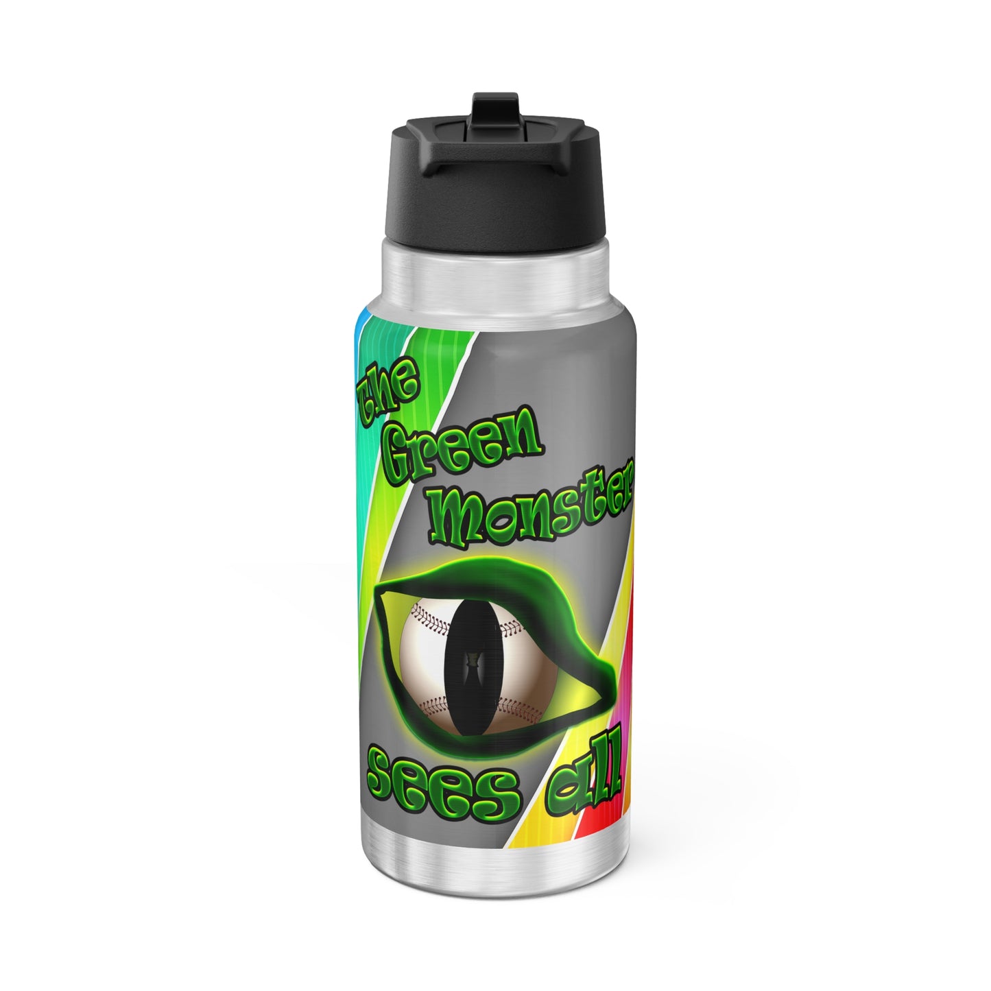 green monster - Gator Tumbler, 32oz  (rainbow split)