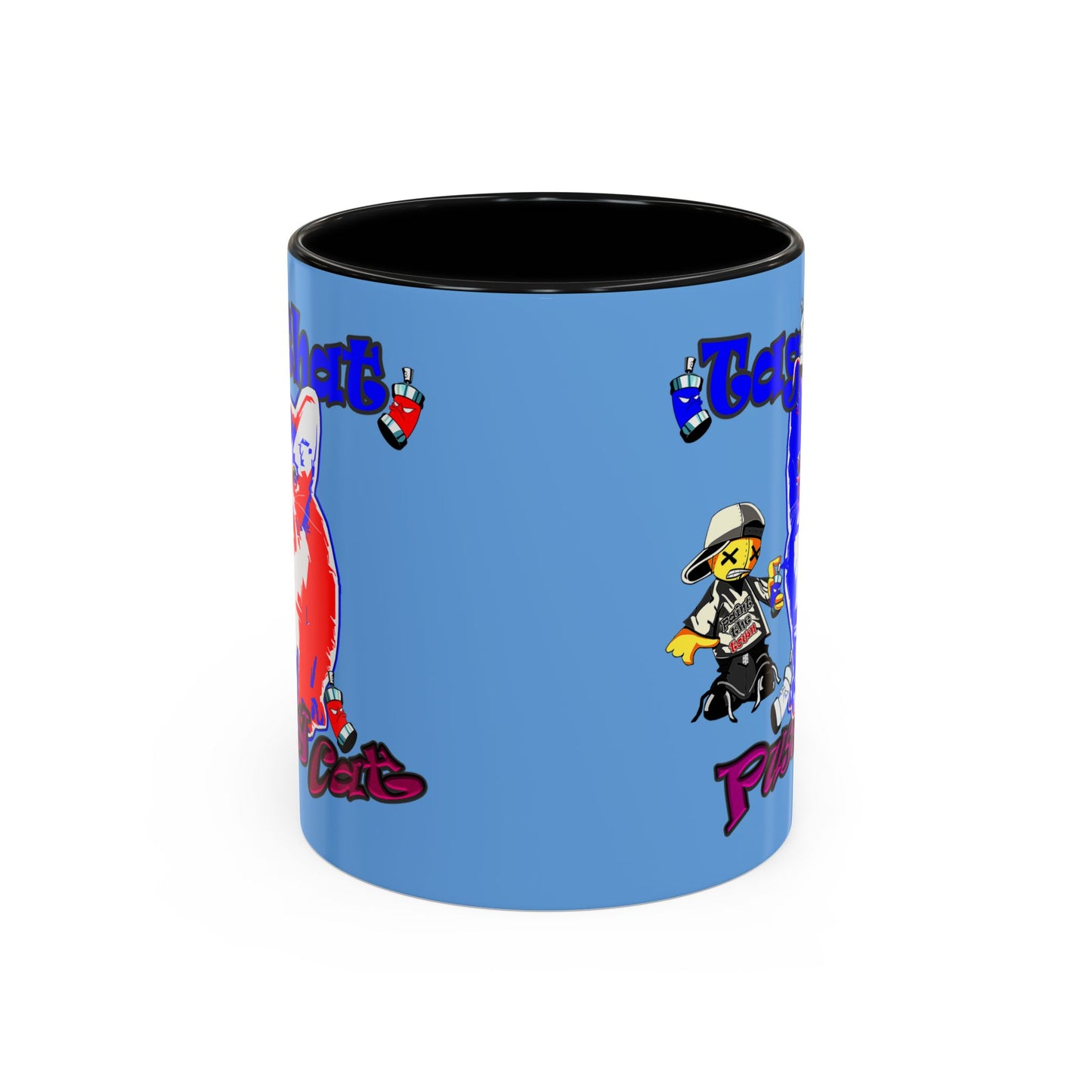 tag that - Accent Mug (light blue)