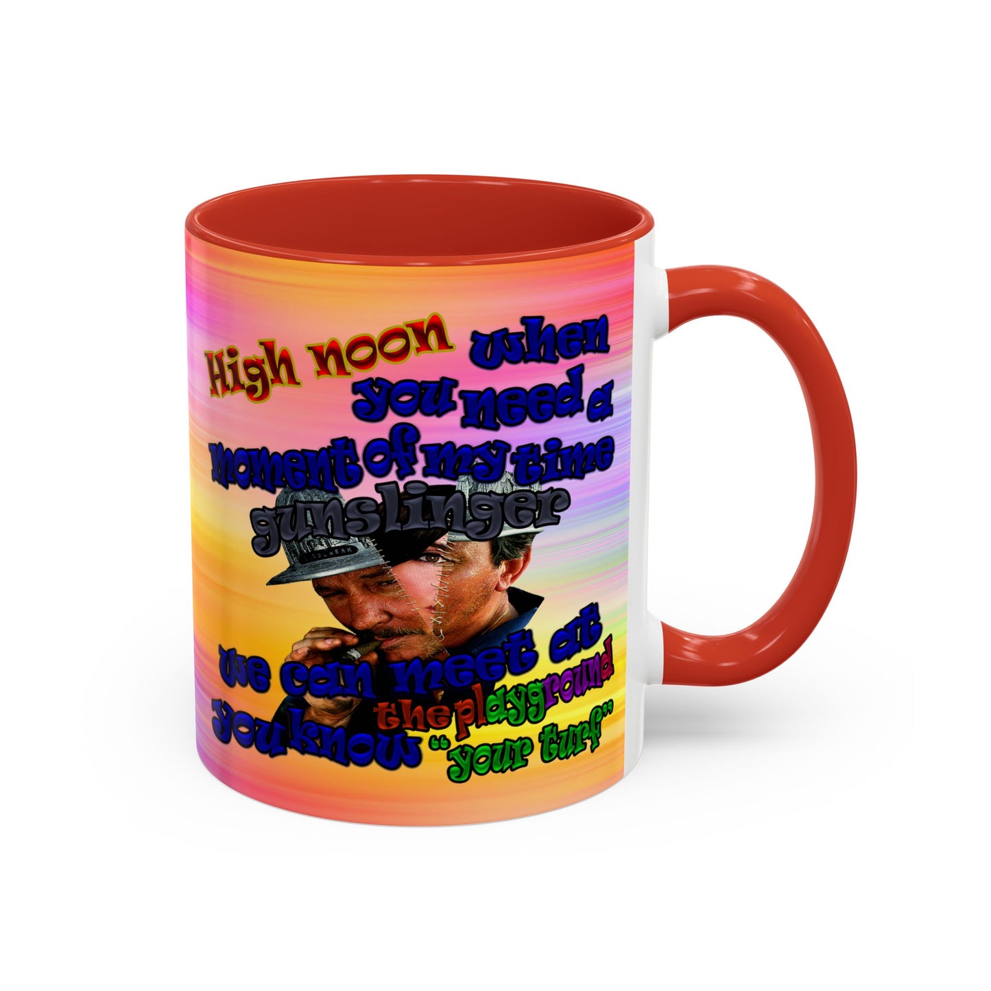 high noon - Accent Mug (color blur)