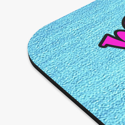 hoes b4 bros - Mouse Pad (Rectangle) (faded blue)
