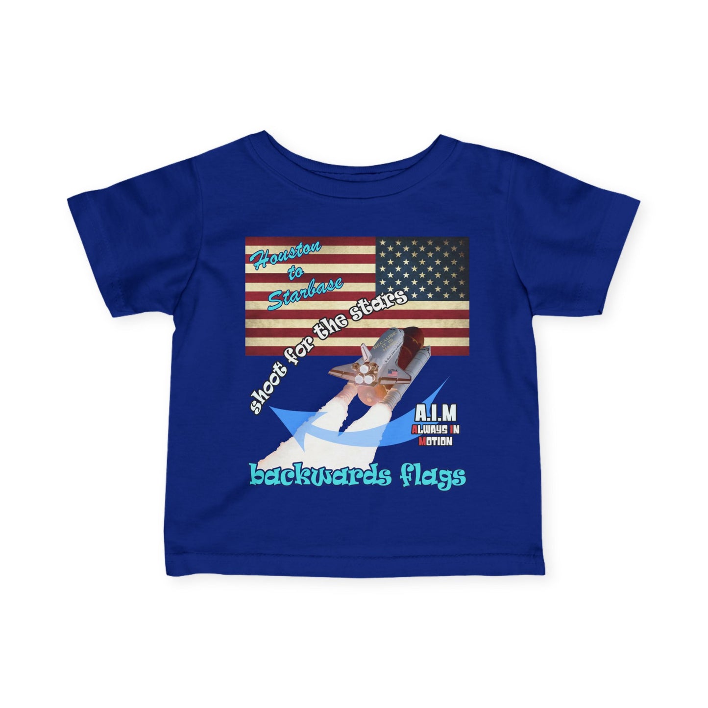 shoot for the stars - Infant Fine Jersey Tee