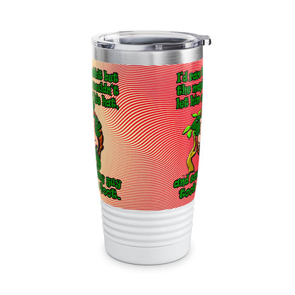 turtle race - Ringneck Tumbler, 20oz (yellow-orange wave)
