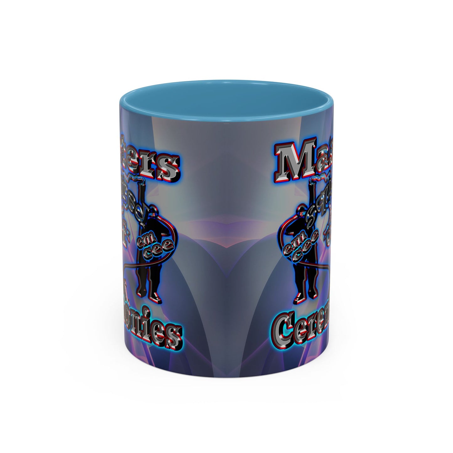 em cee squared - Accent Mug (grey-pink wave)