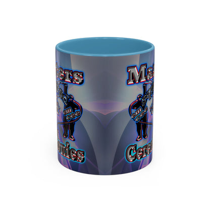 em cee squared - Accent Mug (grey-pink wave)