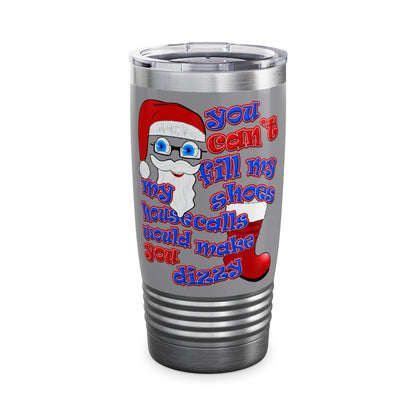 santa's shoes - Ringneck Tumbler, 20oz (grey)