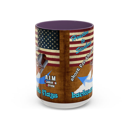 shoot for the stars - Accent Mug (brown papyrus)