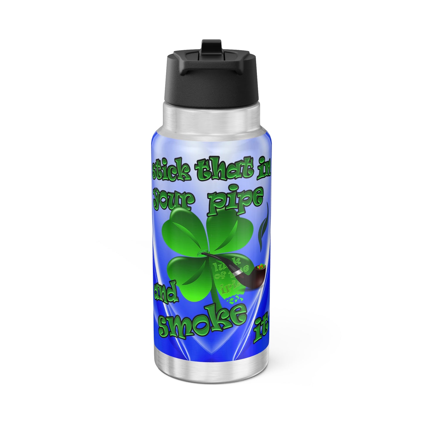 celtics logo - Gator Tumbler, 32oz  (blue-white wave)