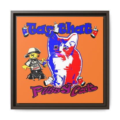 tag that - framed canvas art (crusta)