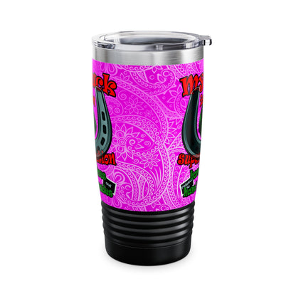 my luck - Ringneck Tumbler, 20oz (pink swirl)