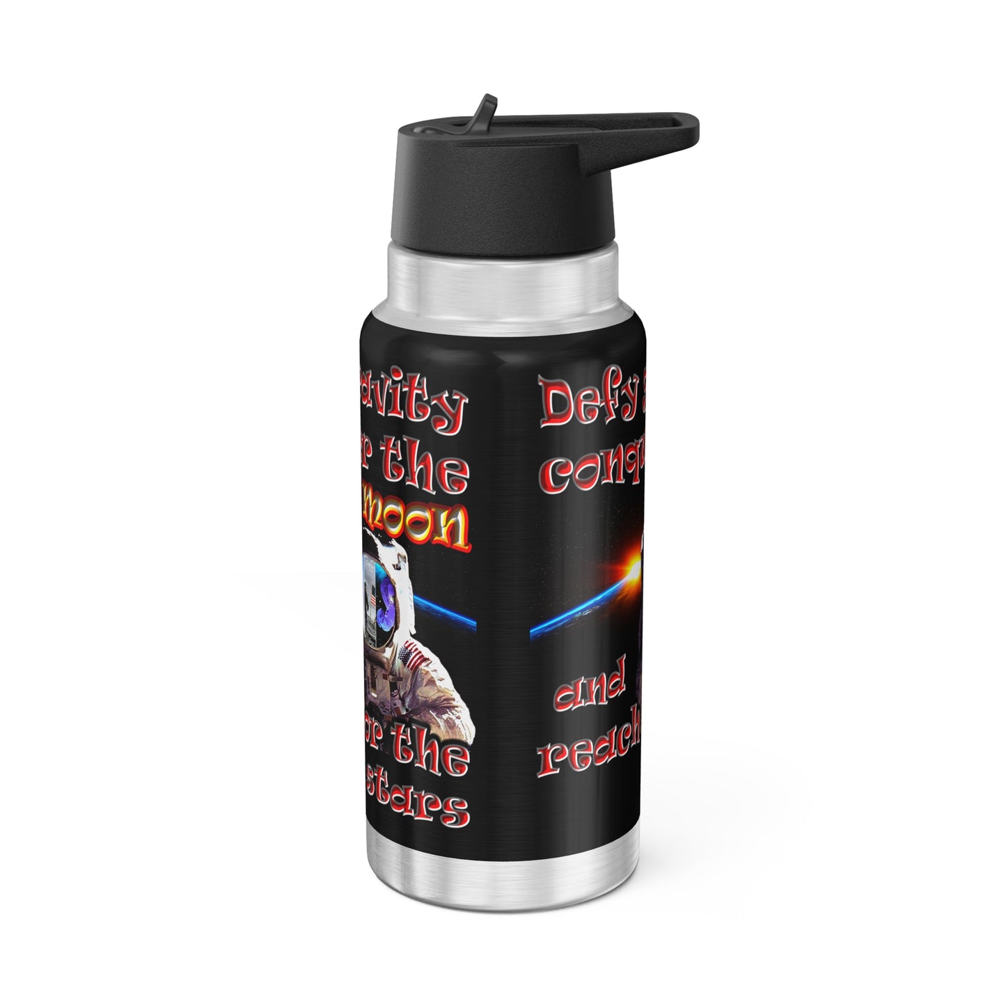 defy conquer reach - Gator Tumbler, 32oz (black)
