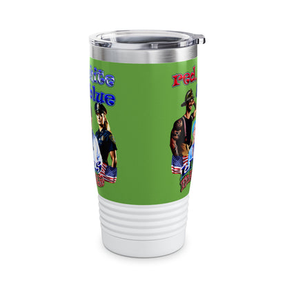 rw&b lives matter - Ringneck Tumbler, 20oz (green)