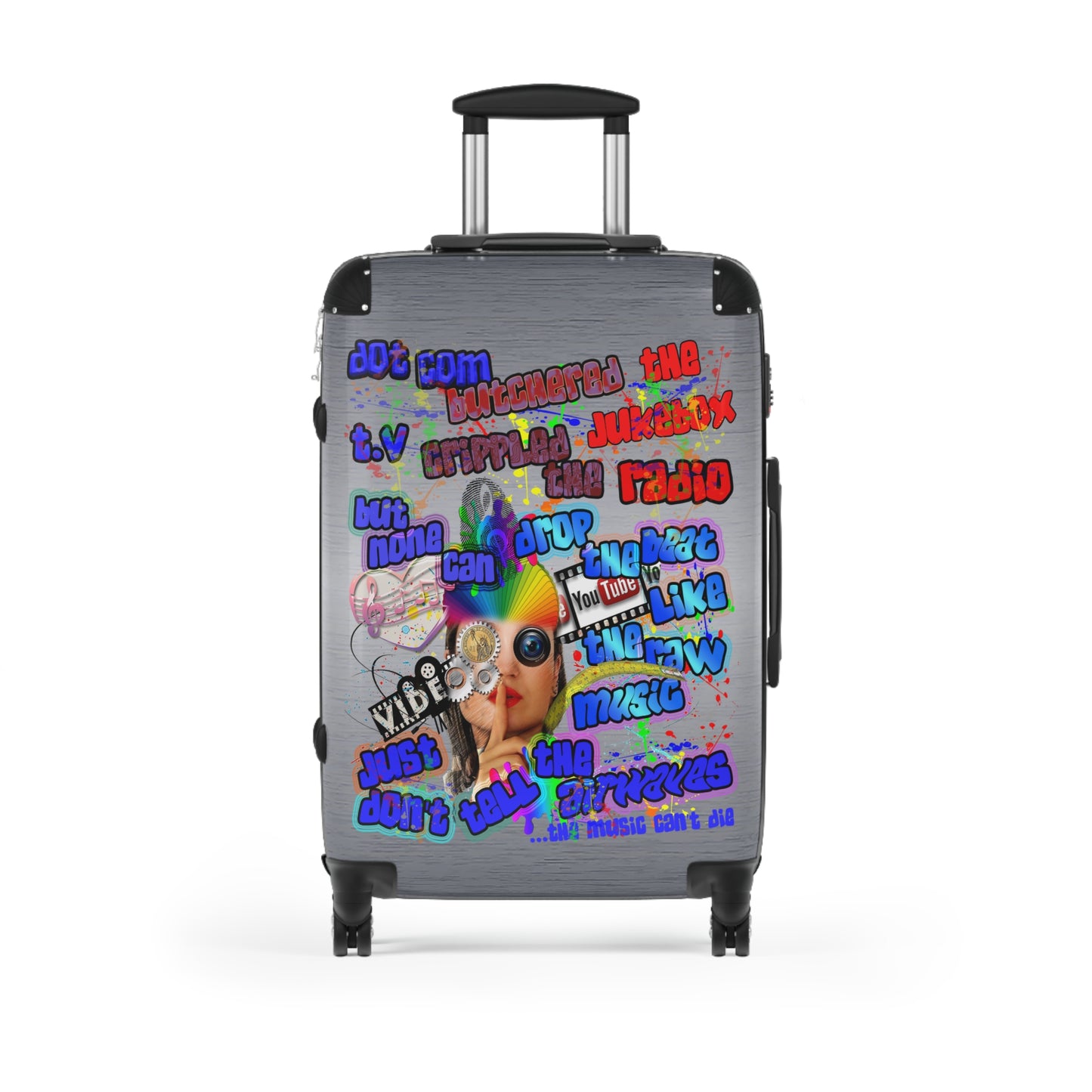 drop the beat - Suitcase (brushed nickel)