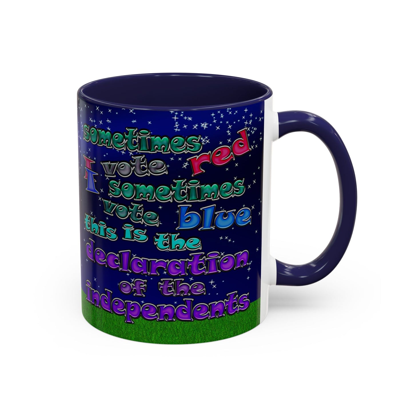 declaration of the independents - Accent Mug ('snoops' background)