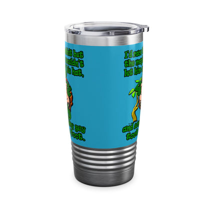turtle race - Ringneck Tumbler, 20oz (turquoise)