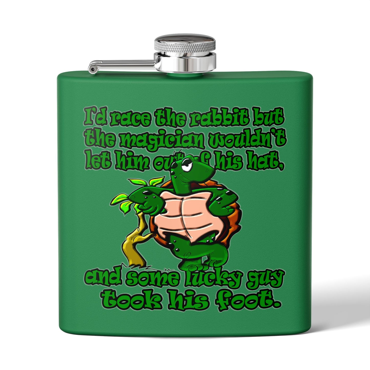 turtle race - Stainless Steel Flask
