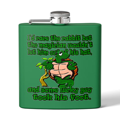 turtle race - Stainless Steel Flask