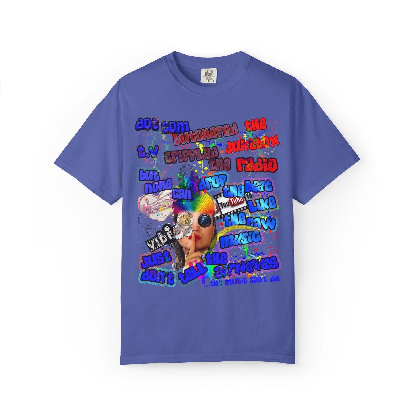 drop the beat - Unisex Garment-Dyed T-shirt