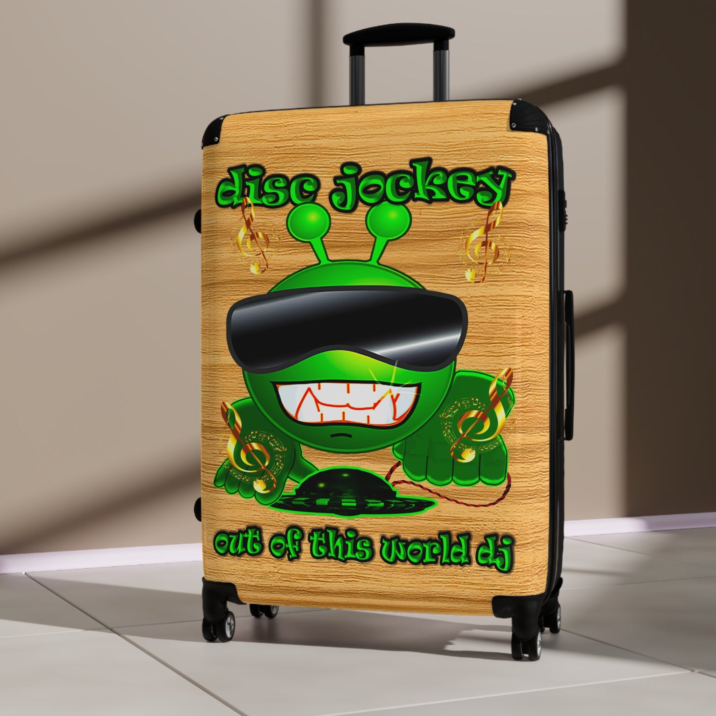 disc jockey - Suitcase (butterscotch wood finish)