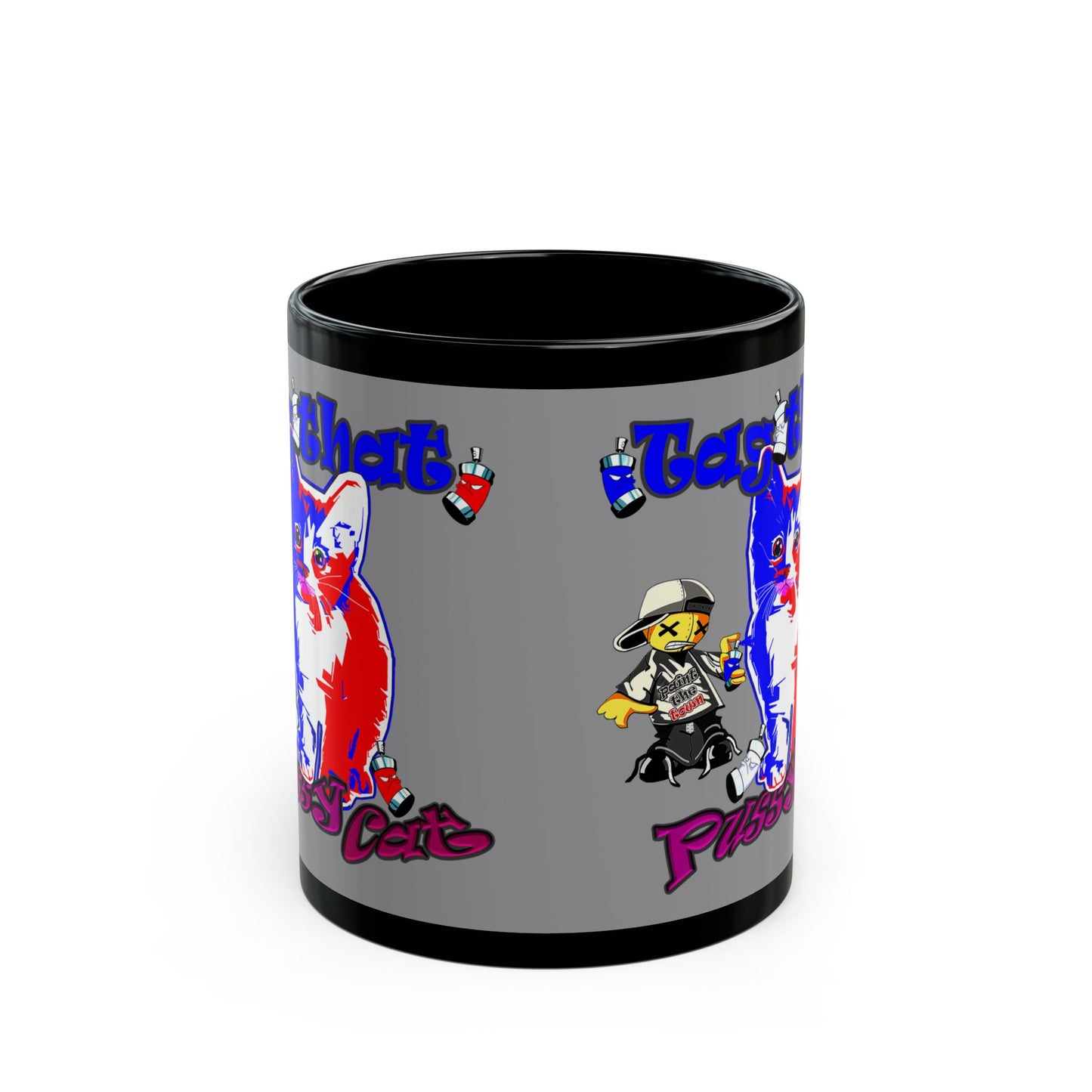 tag that - Black Mug (grey)