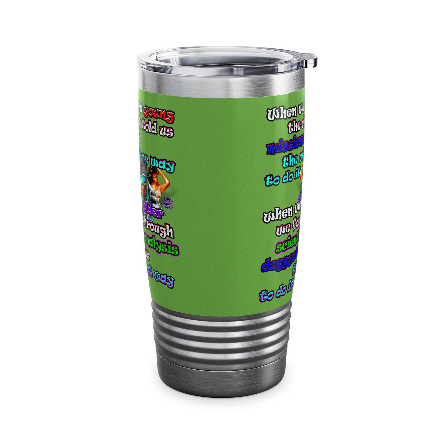 doggystyle - Ringneck Tumbler, 20oz (green)