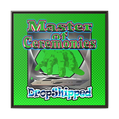logo - framed canvas art (logo green)