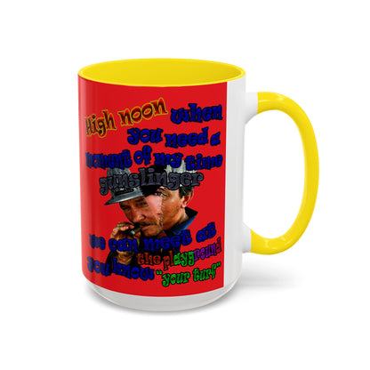 high noon - Accent Mug (red)