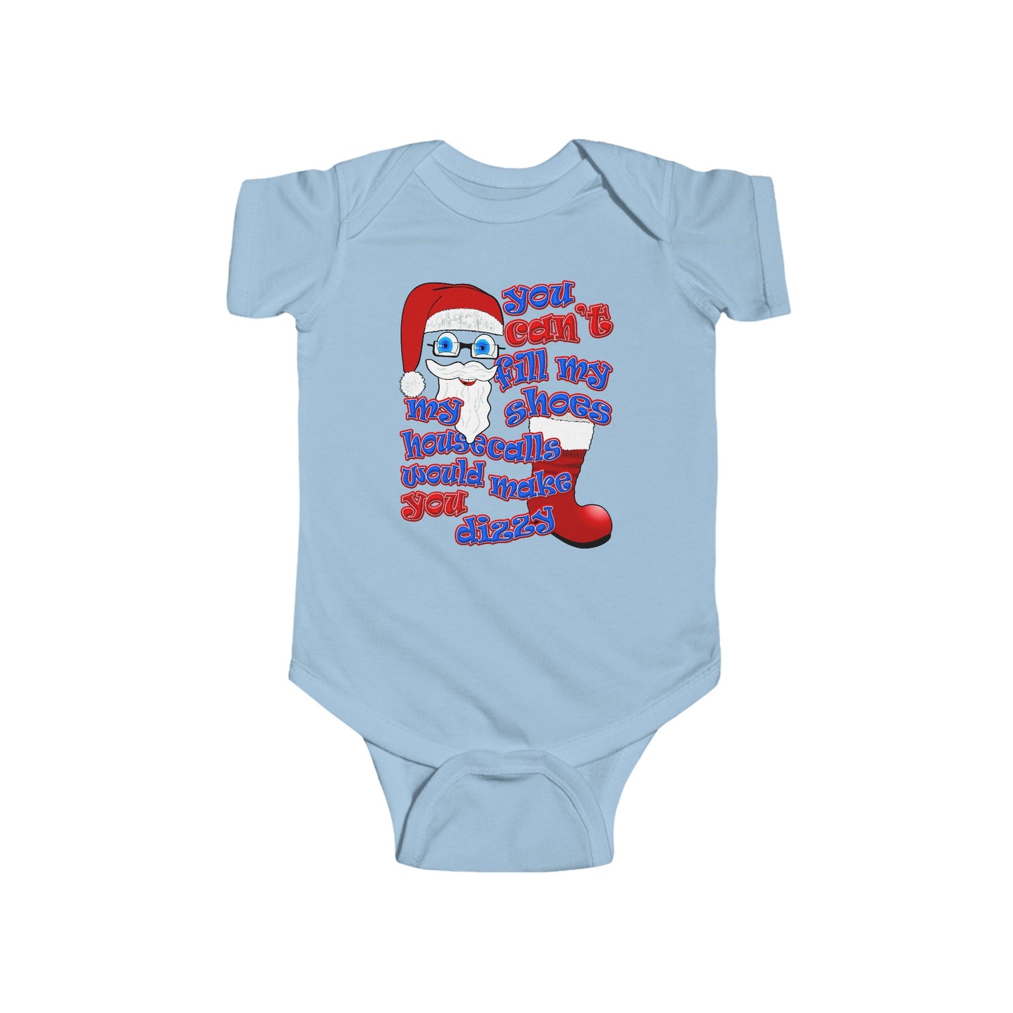 santa's shoes - Infant Fine Jersey Bodysuit