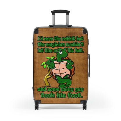 turtle race - Suitcase (brown papyrus)
